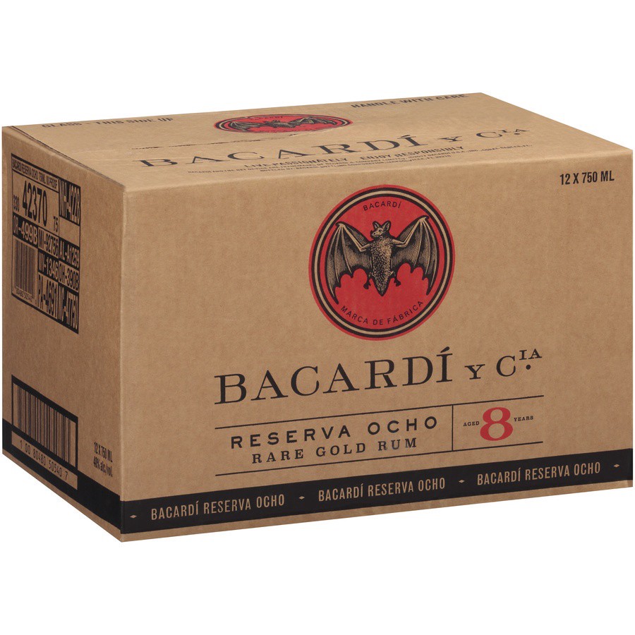 slide 3 of 6, Bacardi Bacarid Rum Aged 8 Years, 750 ml