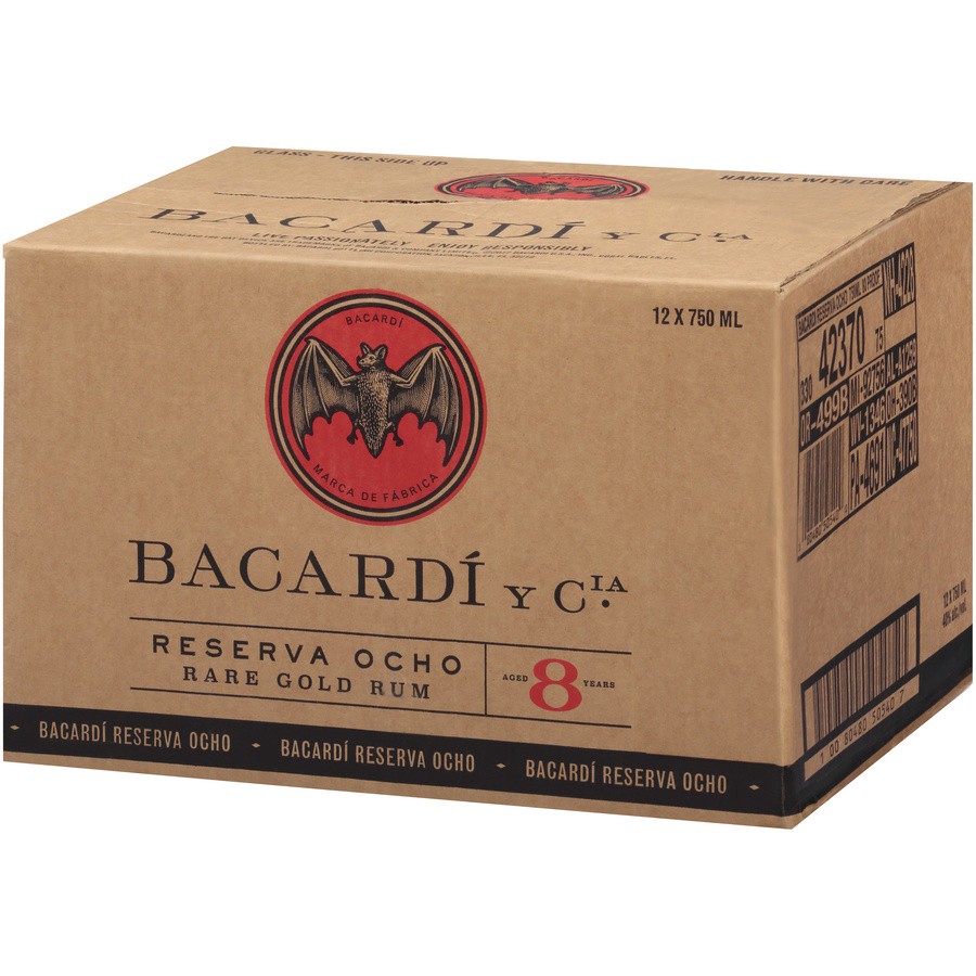 slide 4 of 6, Bacardi Bacarid Rum Aged 8 Years, 750 ml