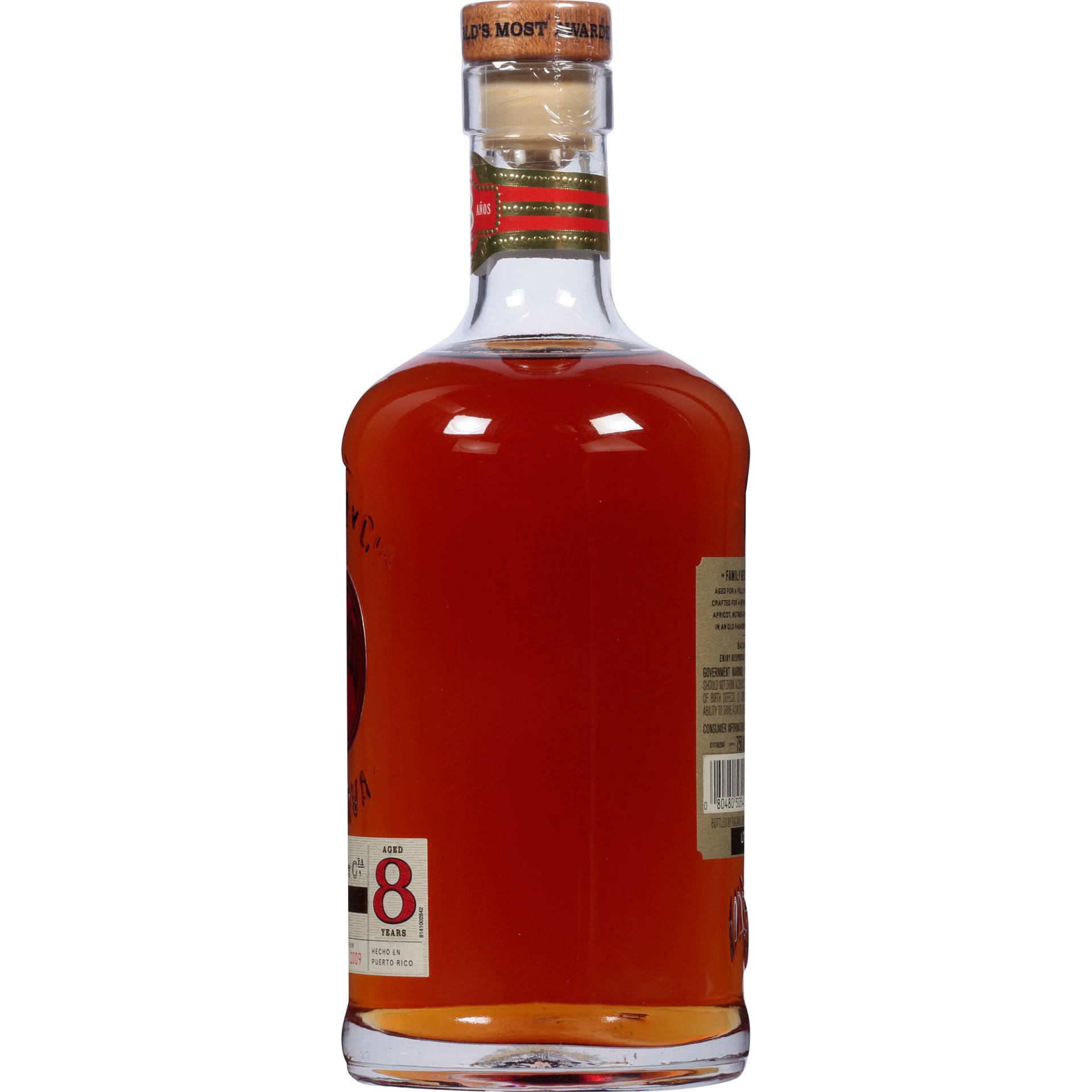 slide 5 of 6, Bacardi Bacarid Rum Aged 8 Years, 750 ml