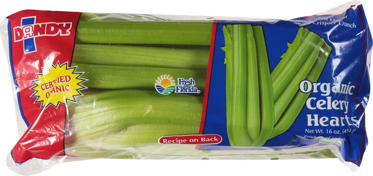 slide 8 of 13, Dandy Organic Celery Hearts 16 oz, 1 ct