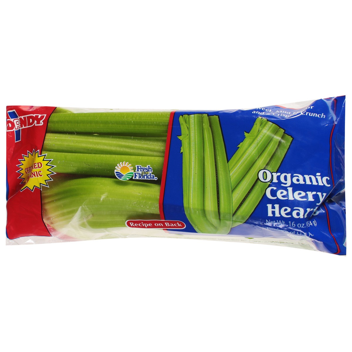 slide 7 of 13, Dandy Organic Celery Hearts 16 oz, 1 ct