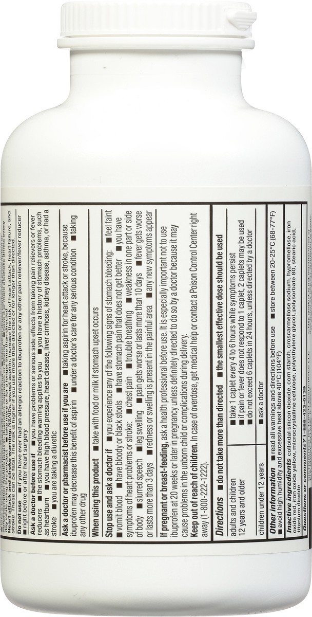 slide 2 of 10, TopCare Health 200 mg Ibuprofen Value Size 500 Caplets, 500 ct