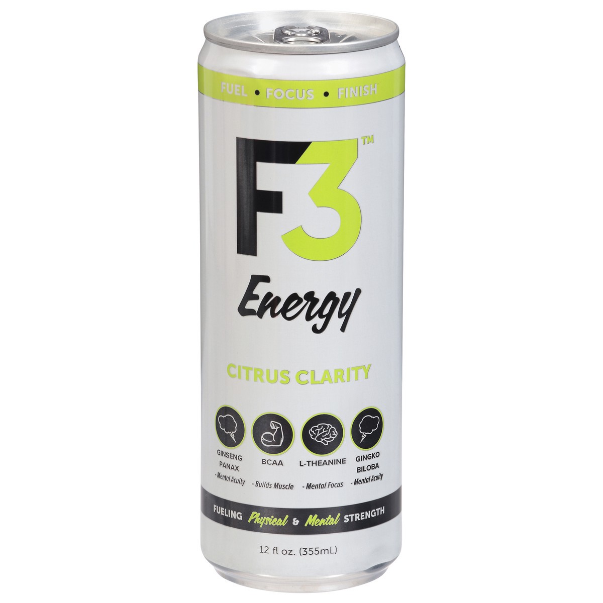slide 1 of 4, F3 Energy Drink Citrus Clarity, 12 oz