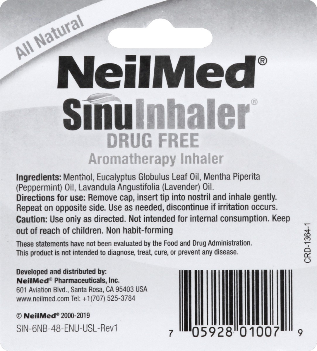 slide 7 of 7, NeilMed Aromatherapy Inhaler 0.14 oz, 0.14 oz