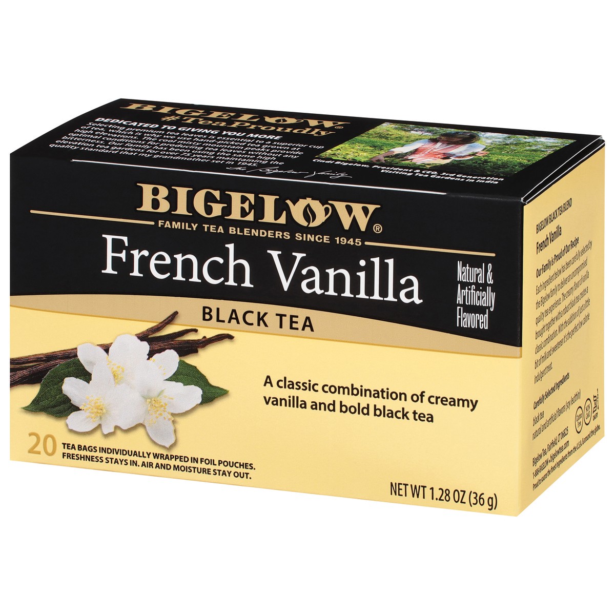 slide 4 of 11, Bigelow French Vanilla Black Tea Blend - 20 ct, 20 ct