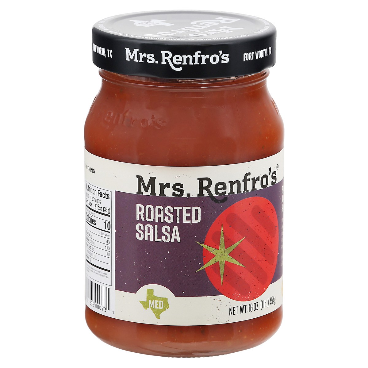 slide 3 of 12, Mrs. Renfro's Salsa, Roasted, Medium, 16 Ounce, 16 oz