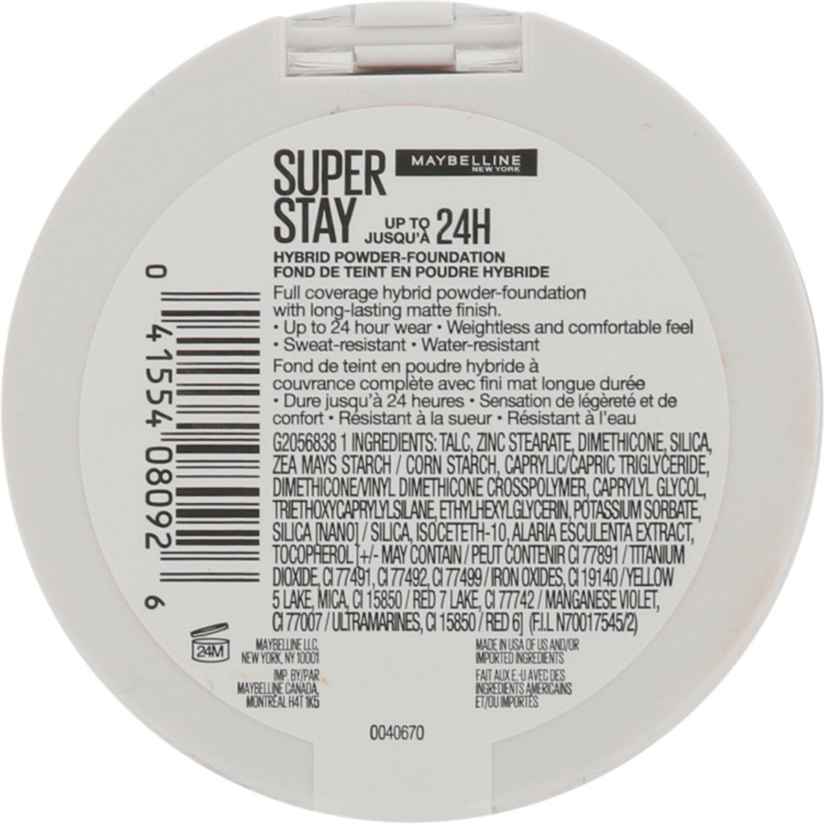 slide 4 of 9, Super Stay 102 Hybrid Powder-Foundation 0.21 oz, 0.21 oz