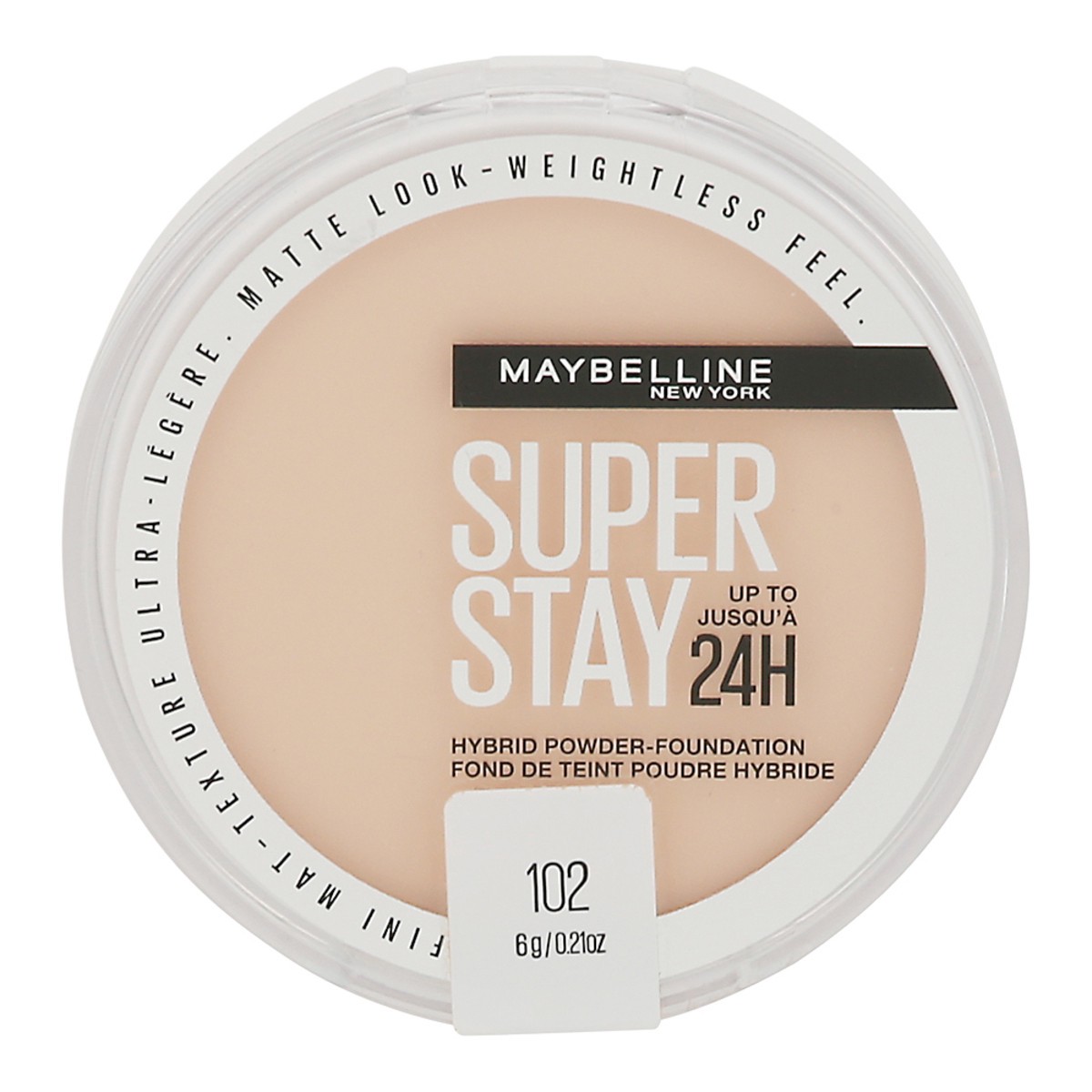 slide 1 of 9, Super Stay 102 Hybrid Powder-Foundation 0.21 oz, 0.21 oz