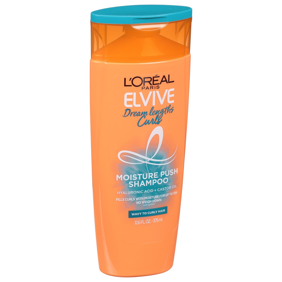 slide 7 of 9, L'Oréal Elvive Dream Lengths Curls Moisture Push Shampoo 12.6 fl oz, 12.6 fl oz