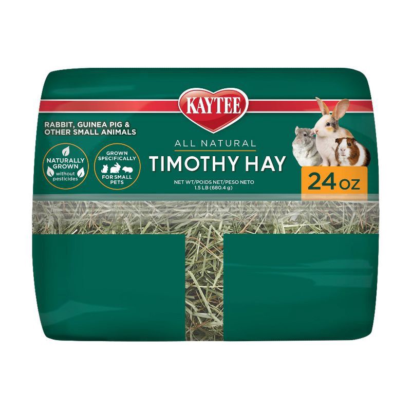 slide 4 of 5, Kaytee All Natural Timothy Hay, 24 oz, 24 oz