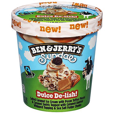 slide 1 of 1, Ben & Jerry's Ice Cream Dulce Delish - 14.4 FZ, 14.40 fl oz