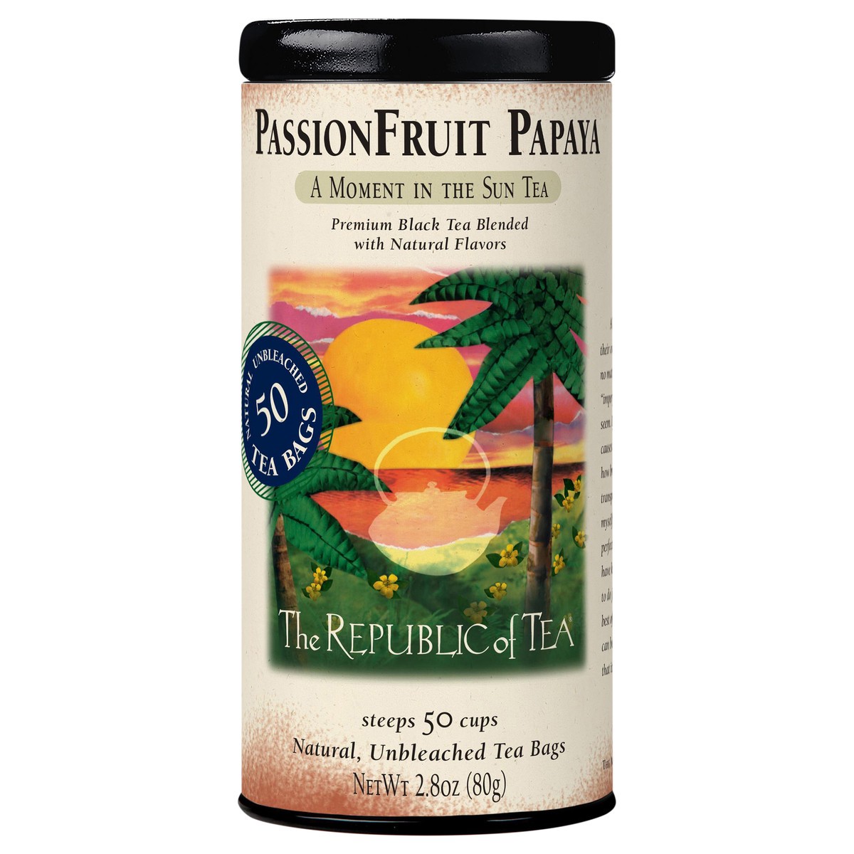 slide 1 of 12, The Republic of Tea Passion Fruit Papaya - 50 ct, 50 ct