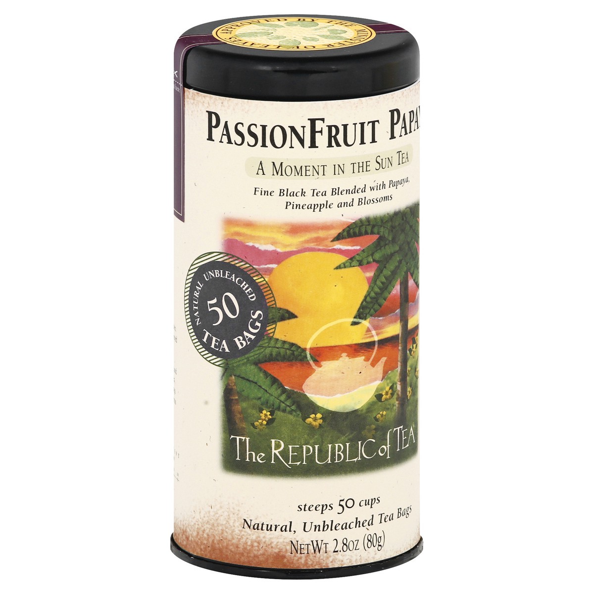 slide 5 of 12, The Republic of Tea Passion Fruit Papaya - 50 ct, 50 ct