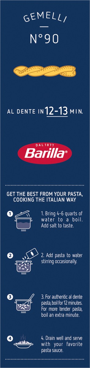 slide 9 of 9, Barilla Gemelli Pasta, 16 oz