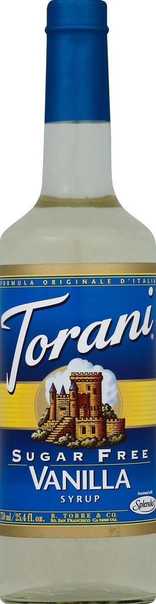 slide 2 of 2, Torani Sugar Free Vanilla Syrup 25.4 fl oz, 25.4 fl oz