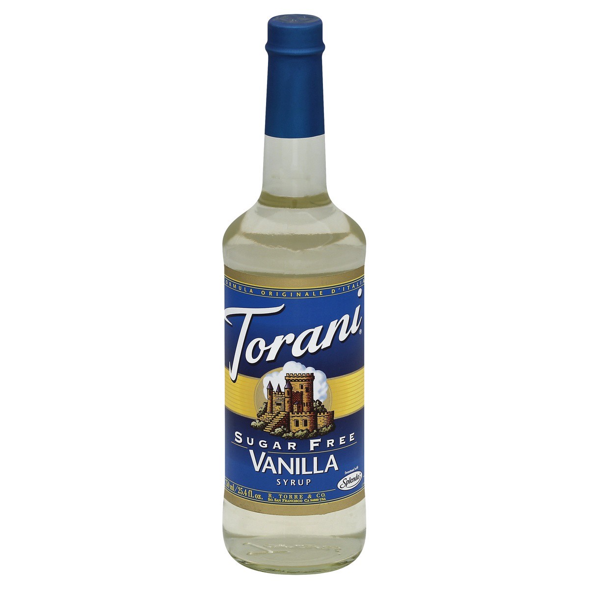 slide 1 of 2, Torani Sugar Free Vanilla Syrup 25.4 fl oz, 25.4 fl oz