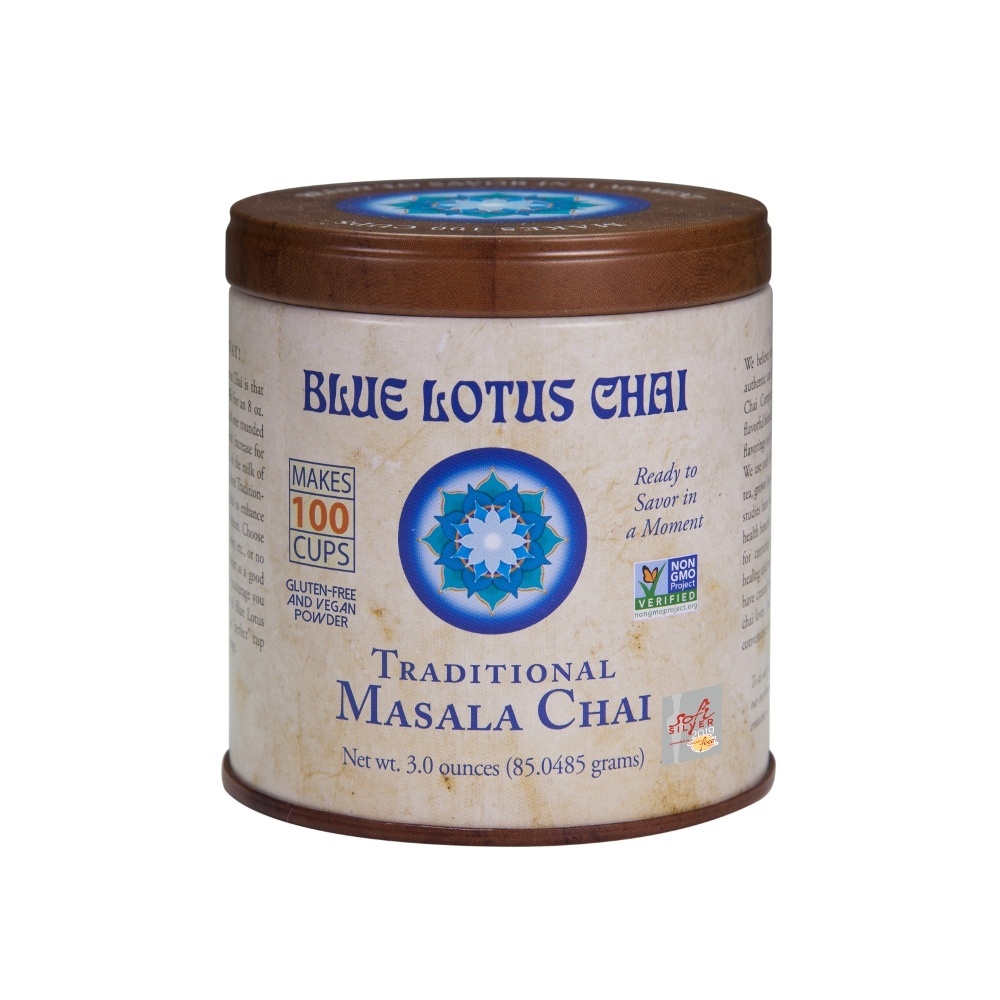 slide 1 of 1, Blue Lotus Chai Traditional Masala Chai, 3 oz