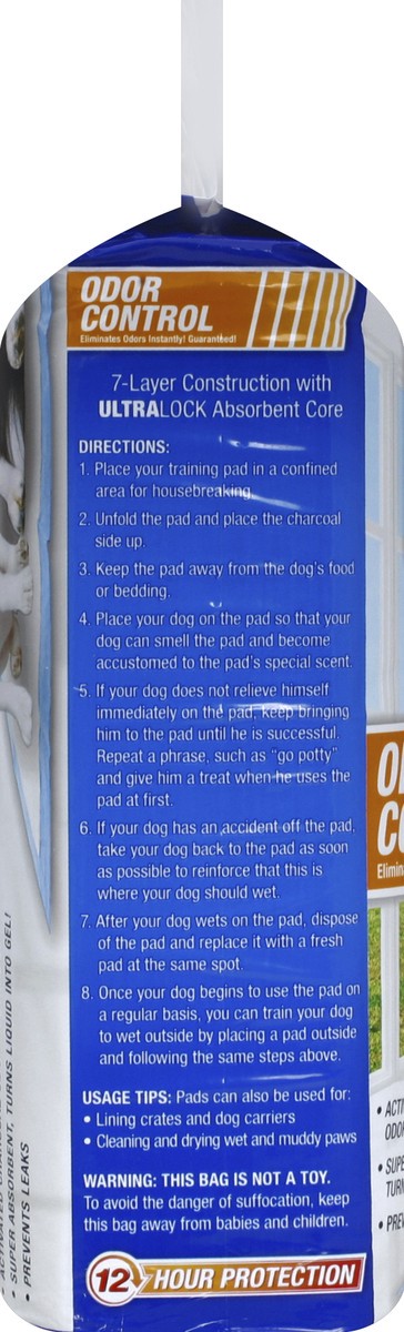 slide 6 of 6, Ruffin' It Training Pads, Lil' Squirts, Odor Control, 35 ct