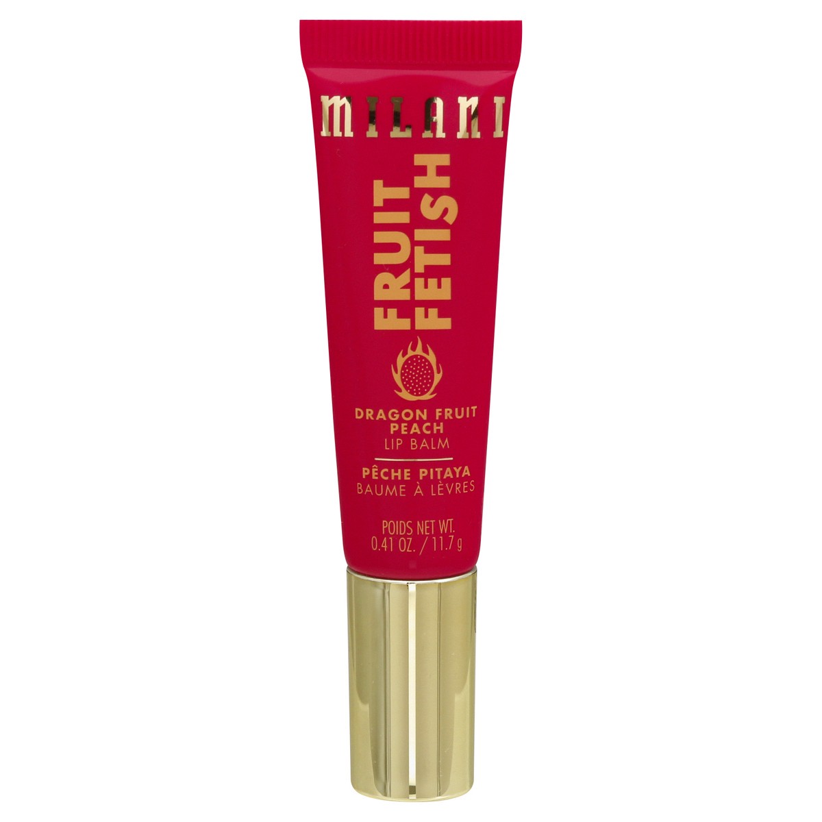 slide 4 of 12, Milani Fruit Fetish Dragon Fruit Peach Lip Balm, 0.41 oz