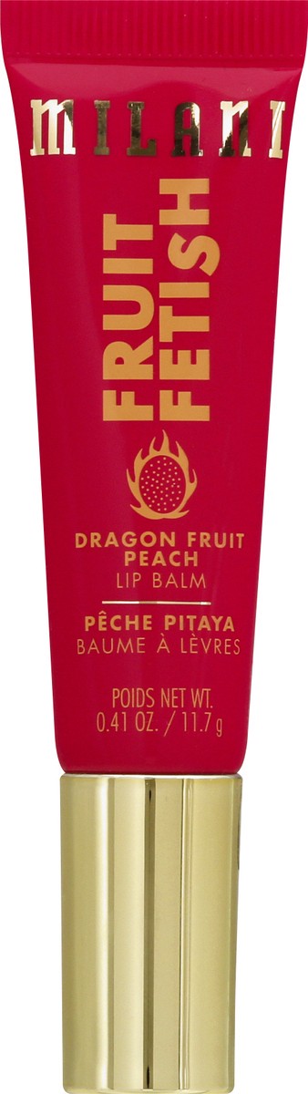 slide 1 of 12, Milani Fruit Fetish Dragon Fruit Peach Lip Balm, 0.41 oz