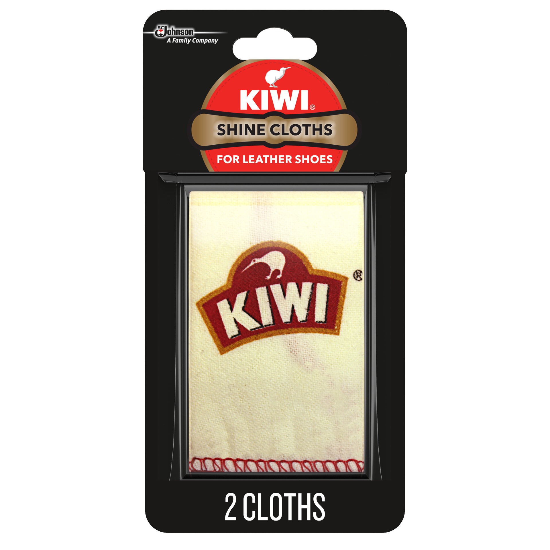 slide 2 of 5, KIWI Shine Cloths, 2 ct, 1 ct