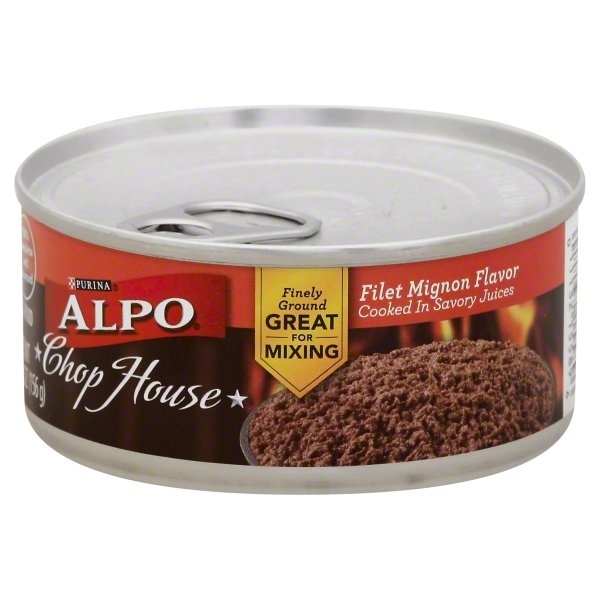 slide 1 of 2, Purina Alpo Chop House Filet Mignon Flavor Dog Food, 5.5 oz