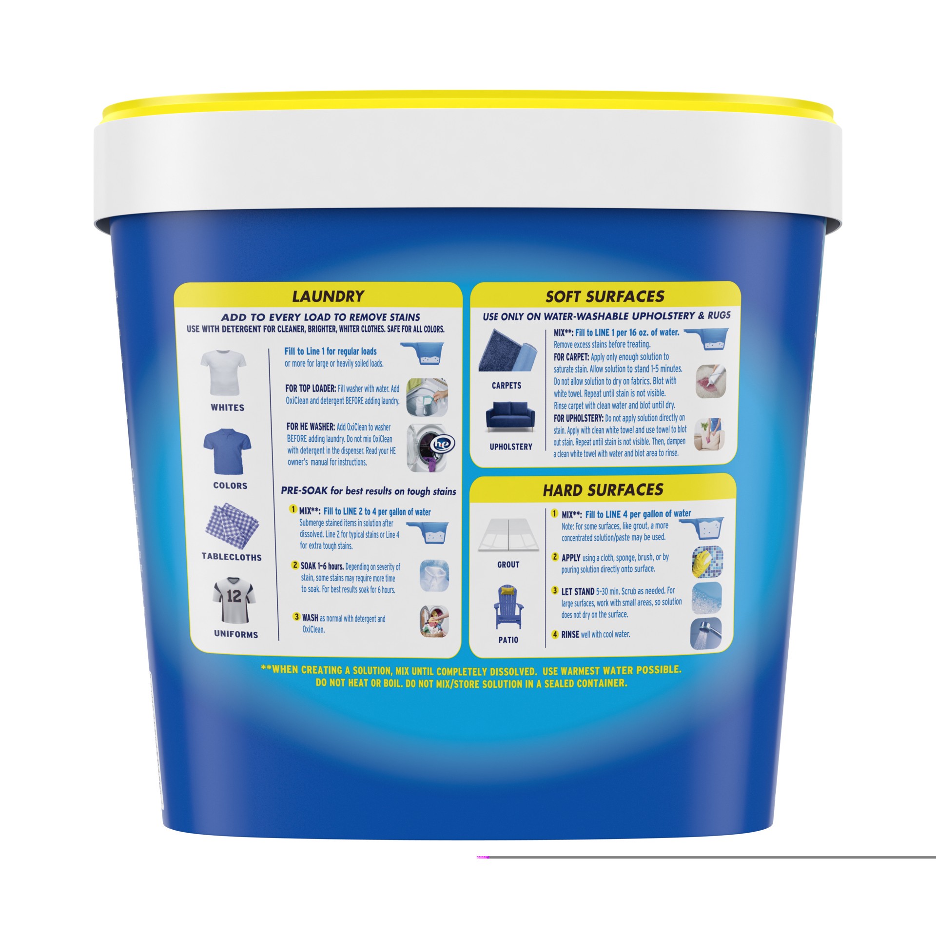 slide 2 of 5, Oxi-Clean Versatile Stain Remover Powder, 5 lb, 5 lb