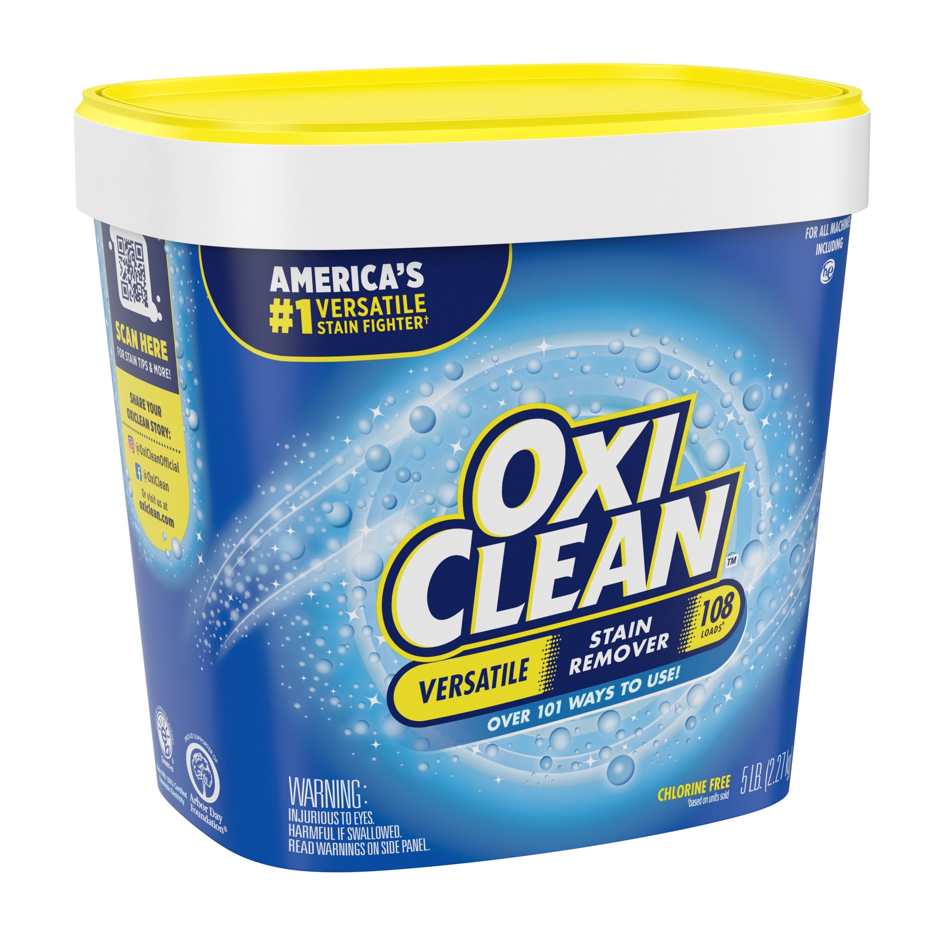 slide 3 of 5, Oxi-Clean Versatile Stain Remover Powder, 5 lb, 5 lb