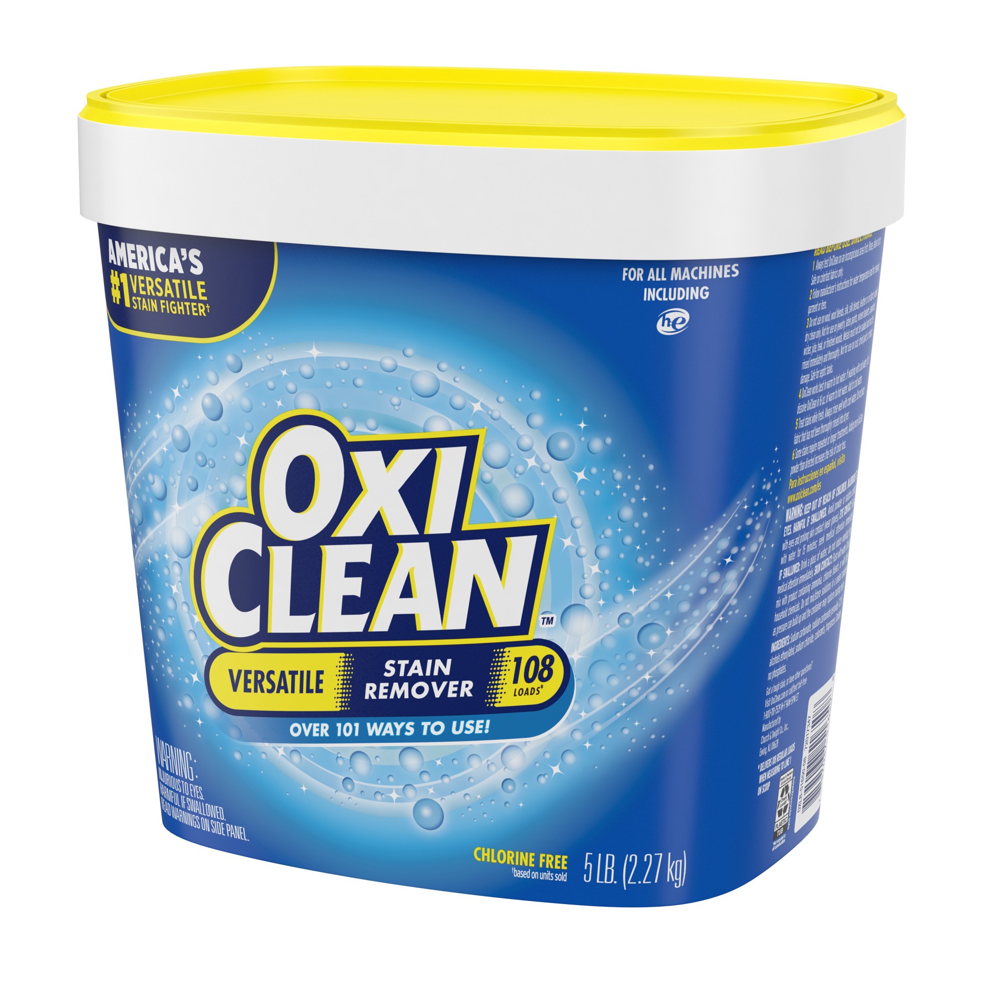 slide 4 of 5, Oxi-Clean Versatile Stain Remover Powder, 5 lb, 5 lb