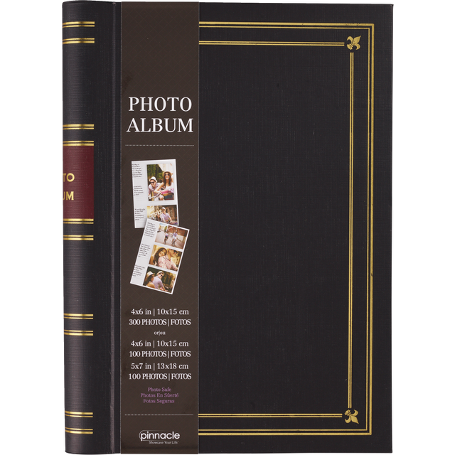 slide 1 of 1, PINNACLE 3Up Black Spiral Album, 1 ct