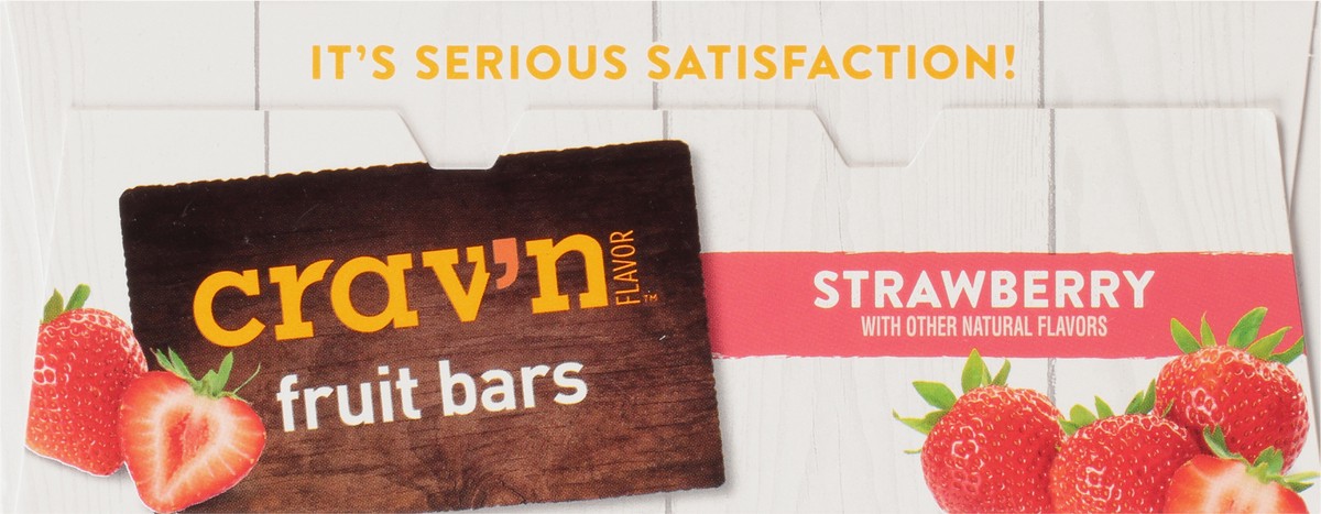 slide 9 of 9, Crav'n Flavor Strawberry Flavored Fruit Bars 6 ea, 6 ct