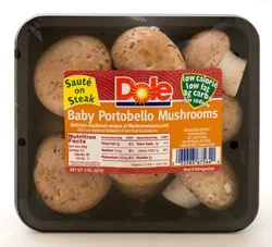 J-M Farms Baby Portabella Mushrooms