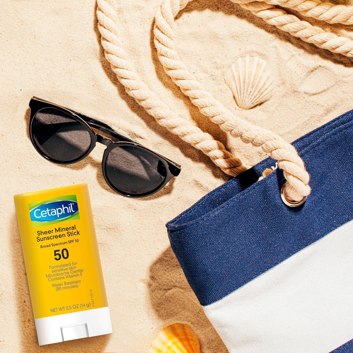 slide 23 of 41, Cetaphil Sun Broad Spectrum SPF 50 Sheer Mineral Sunscreen Stick 1 ea, 0.5 oz