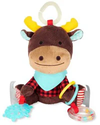 Skip Hop Bandana Buddies Baby Activity Toy - Winter Moose