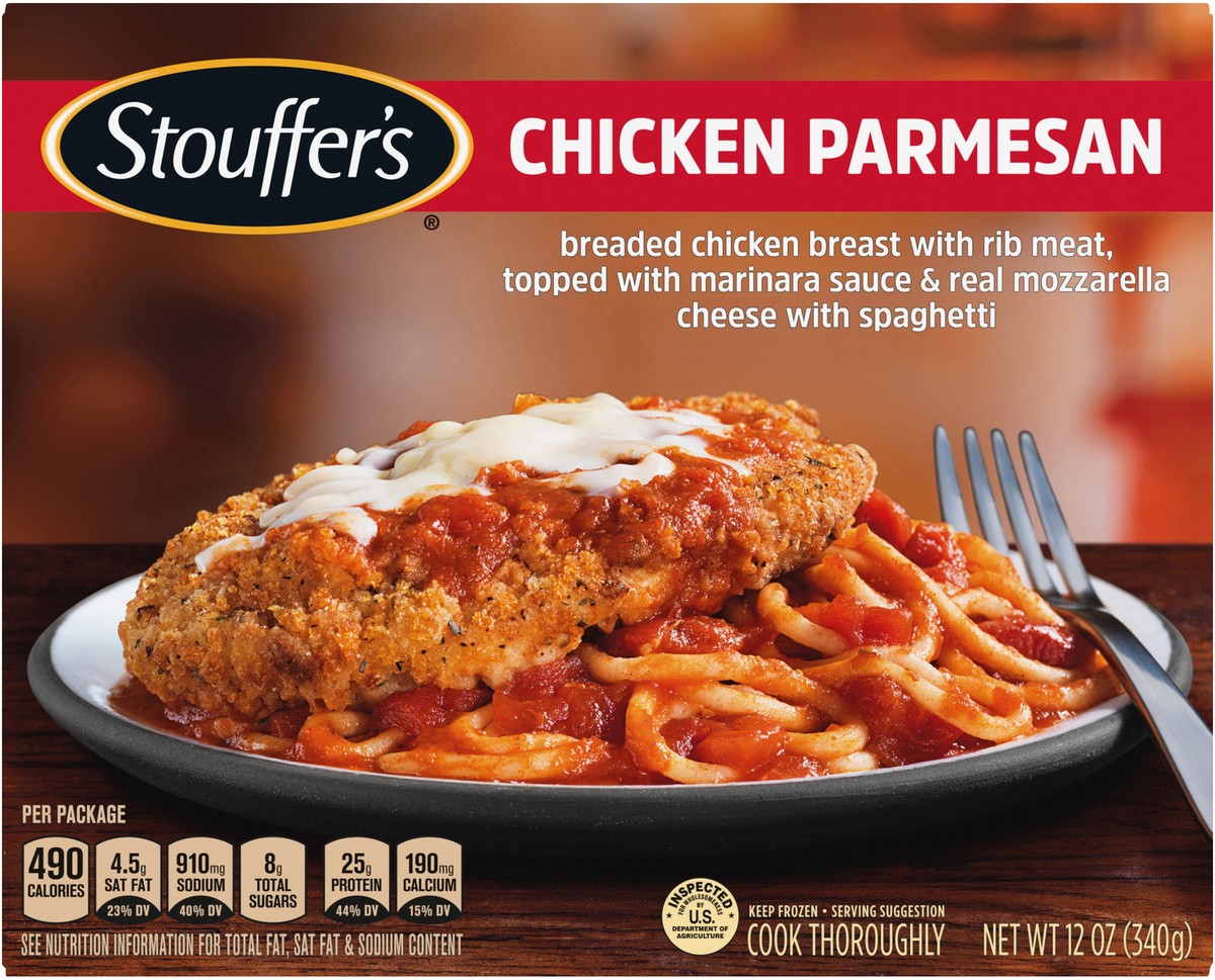 slide 9 of 13, Stouffer's Chicken Parmesan Frozen Meal, 12 oz