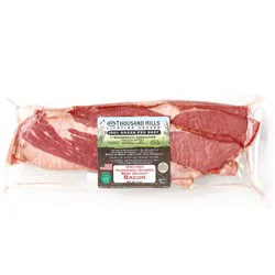Thousand Hills Cattle Company 100% Grassfed Beef Brisket Bacon
