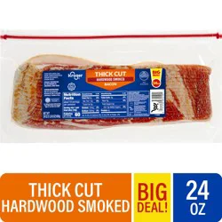 Kroger Hardwood Smoked Thick Cut Bacon