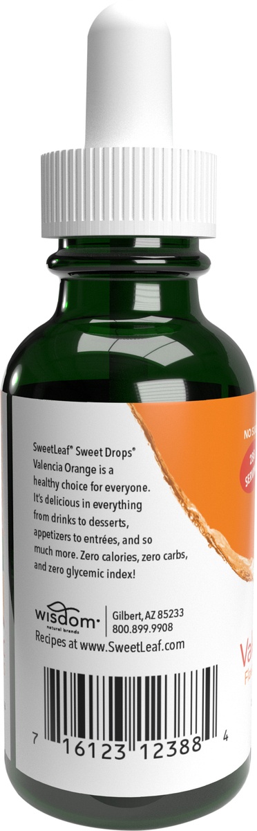 slide 7 of 8, SweetLeaf Valencia Orange Sweet Drops Sweetener, 2 oz