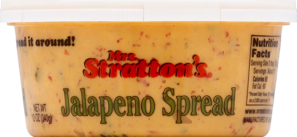 slide 2 of 3, Mrs. Stratton's Jalapeno Spread 12 oz, 12 oz