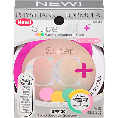 slide 1 of 1, Physicians Formula Super CC+ Color Correction + Care Powder, 0.3 oz