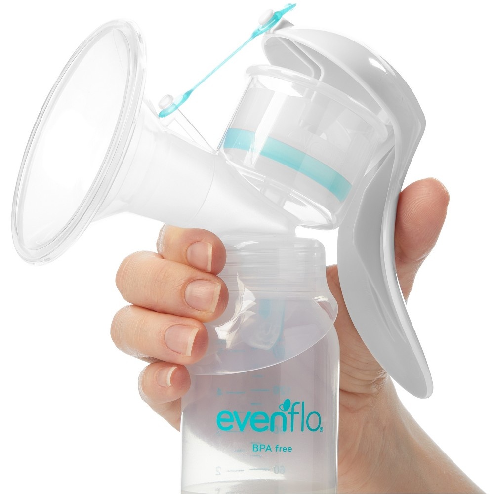 slide 5 of 5, Evenflo Breastfeeding Manual Breast Pump, 1 ct