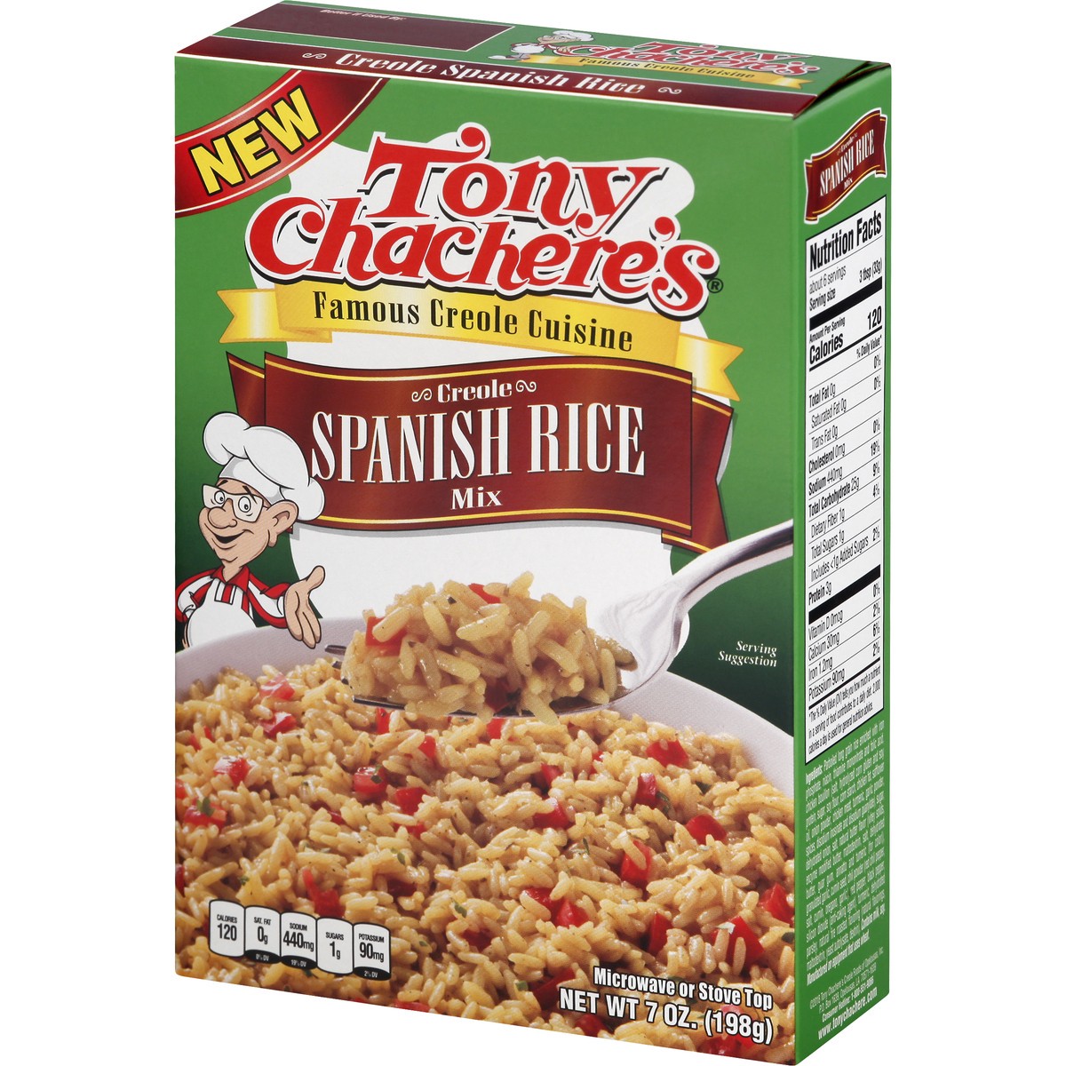slide 5 of 10, Tony Chachere's Creole Spanish Rice Mix - 7 oz, 7 oz