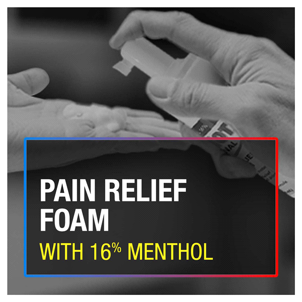 slide 4 of 21, Icy Hot Original Pain Relief Foam, Menthol 16% (4 Oz), 4 fl oz