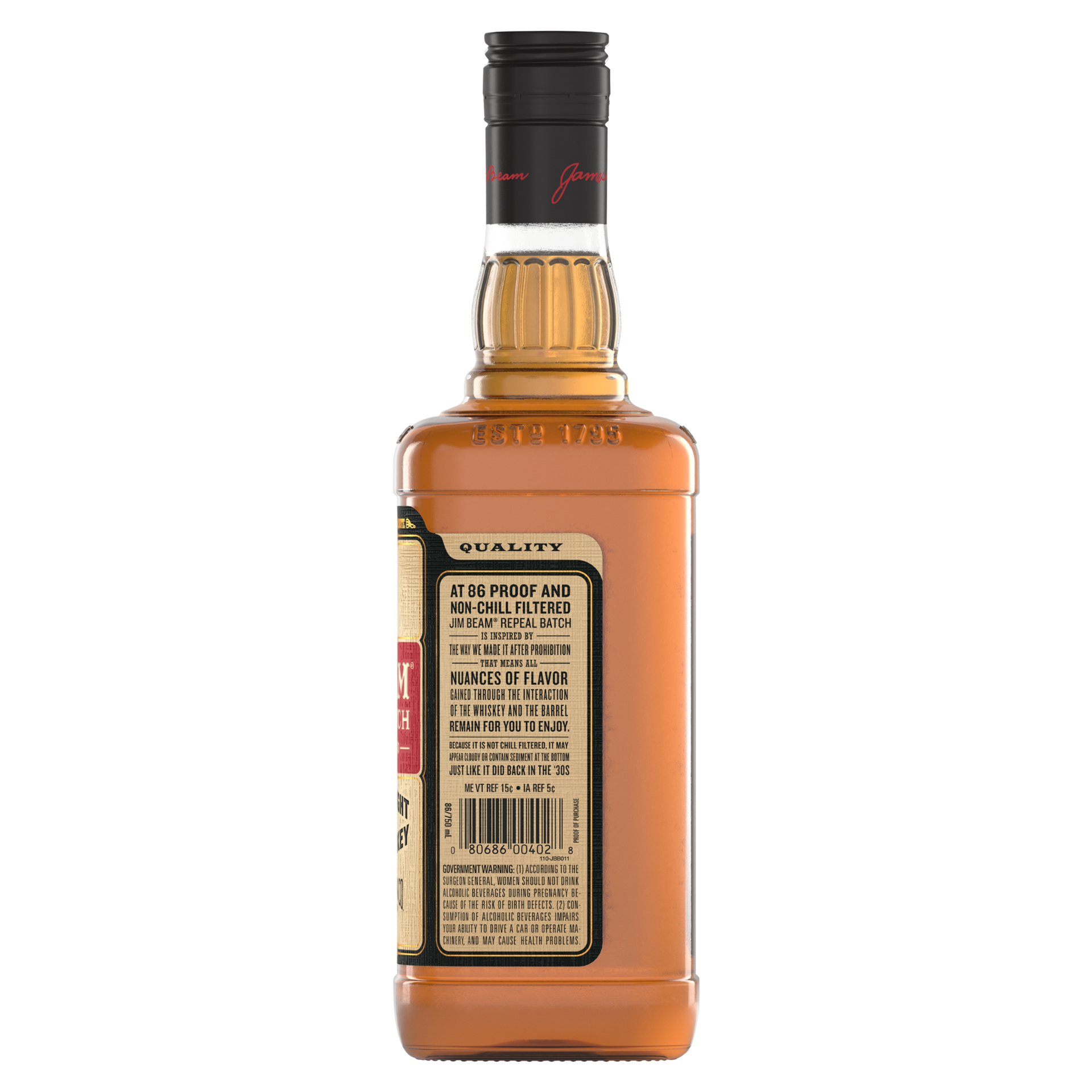 slide 2 of 3, Jim Beam Limited Edition Repeal Batch Kentucky Straight Bourbon Whiskey 750 ml, 750 ml