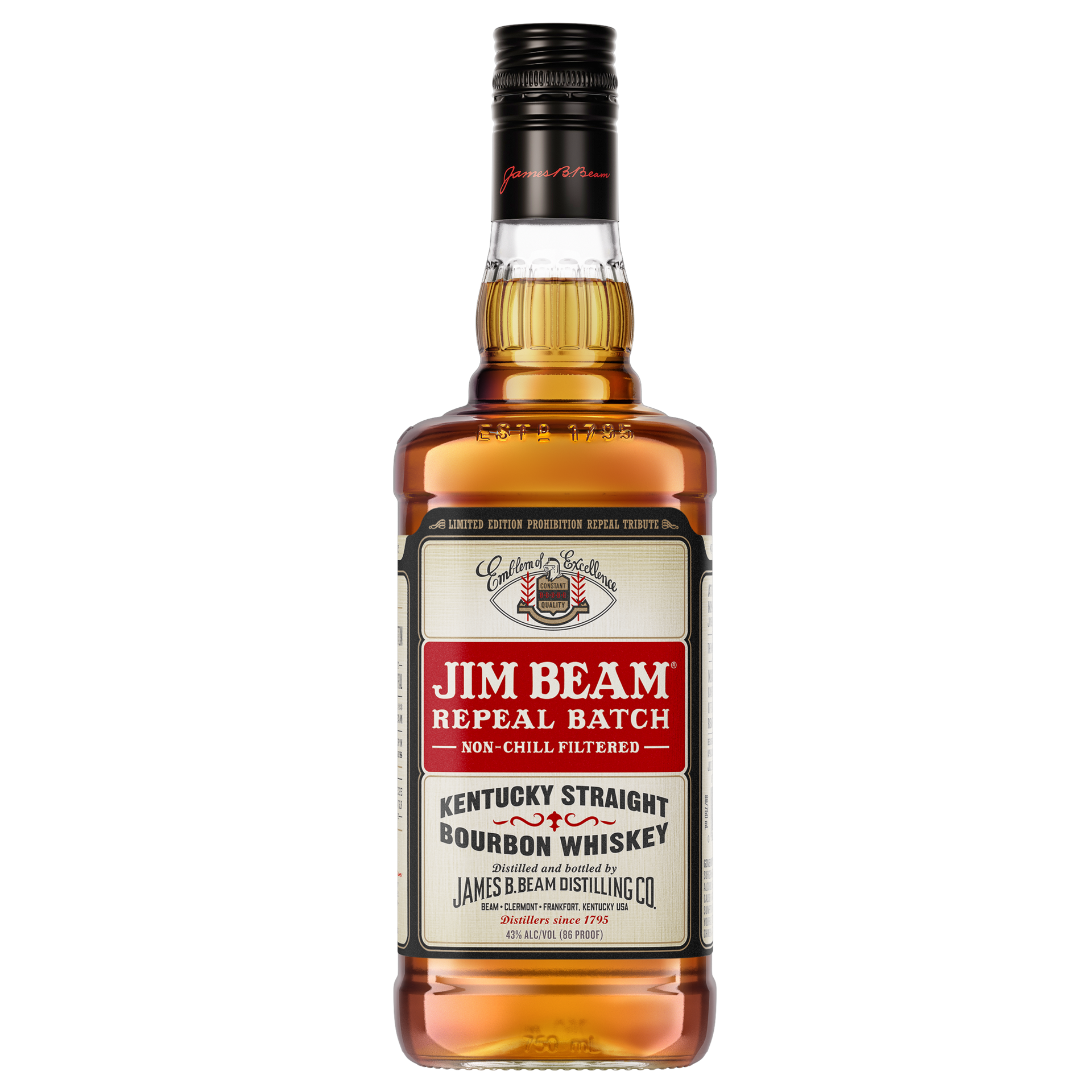 slide 1 of 3, Jim Beam Limited Edition Repeal Batch Kentucky Straight Bourbon Whiskey 750 ml, 750 ml