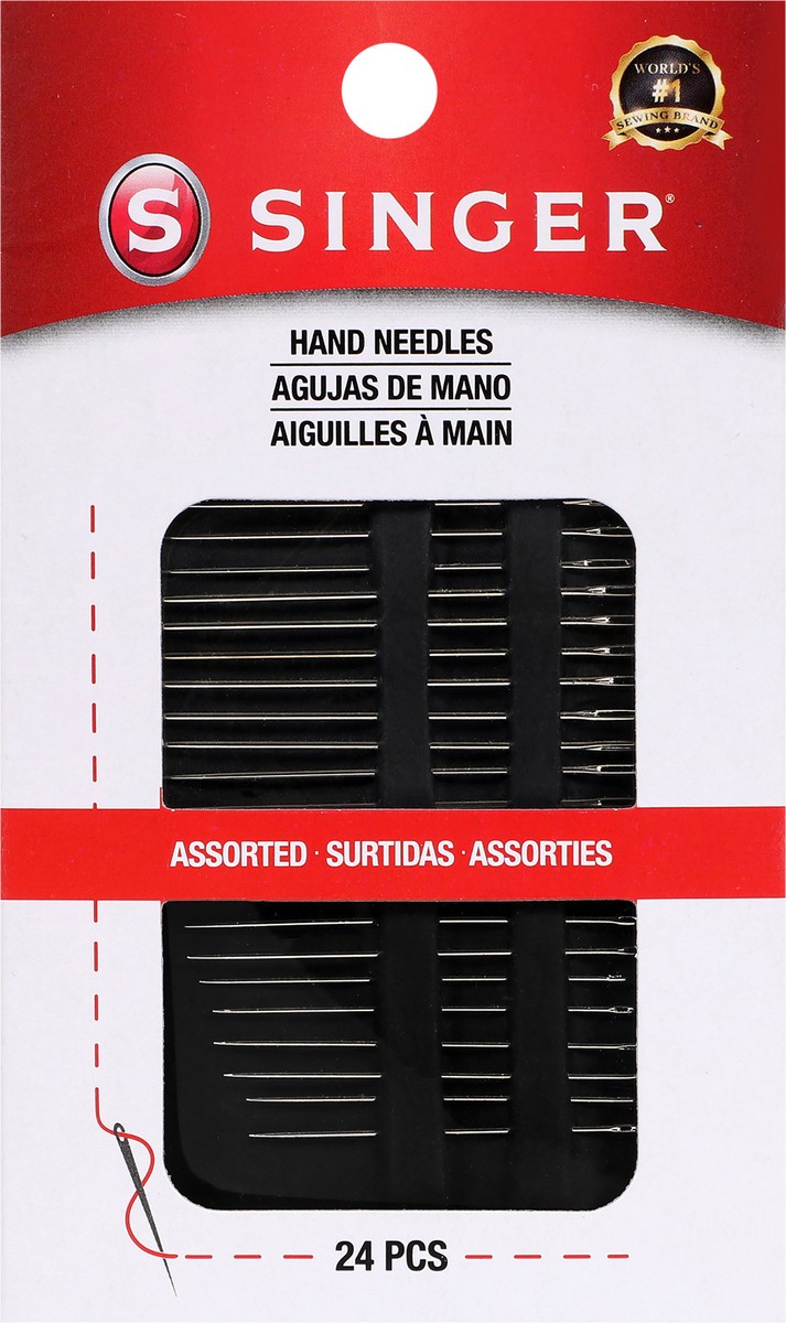 slide 3 of 3, Singer Hand Needles, Assorted, 24 ct