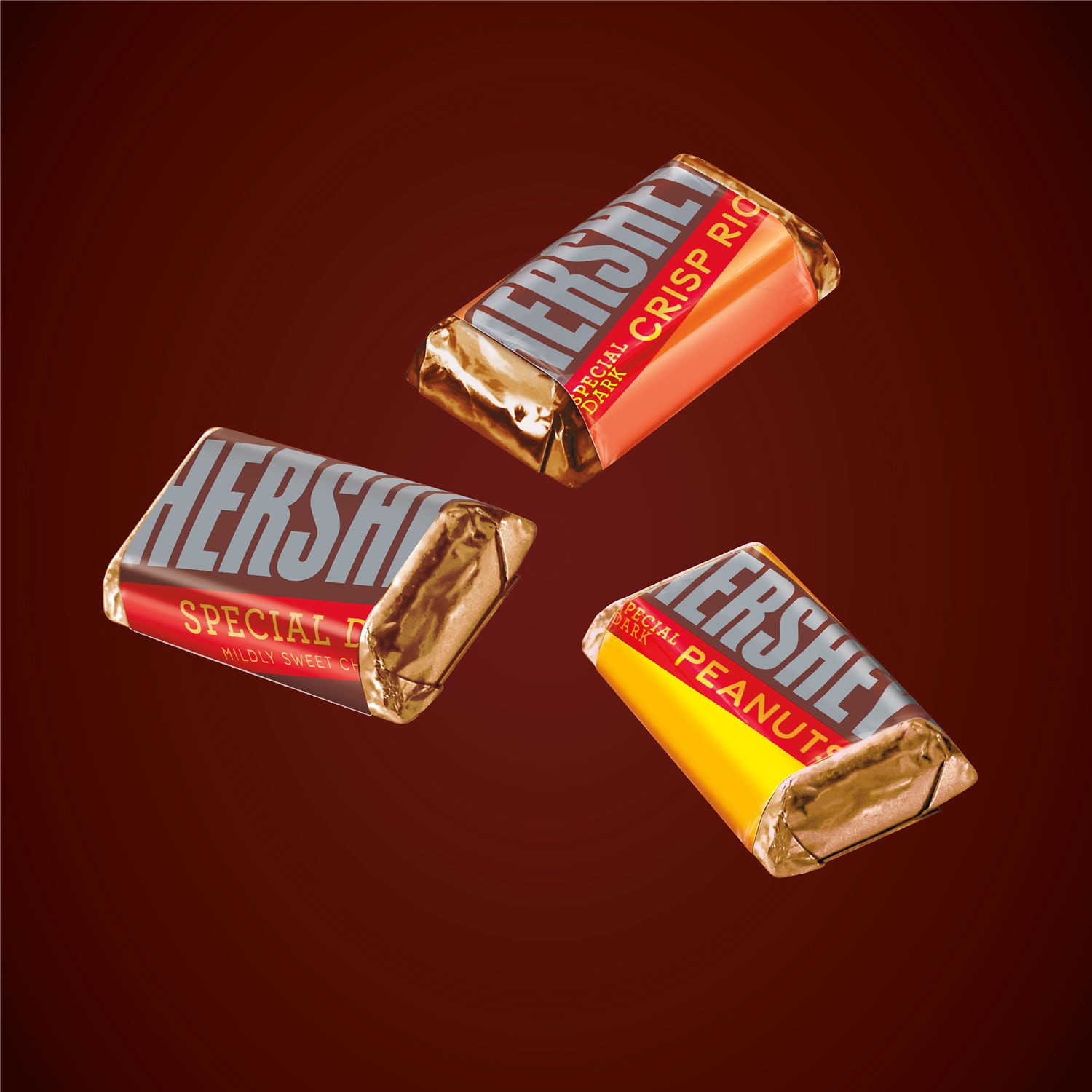 slide 8 of 8, Hershey's SPECIAL DARK Miniatures Assorted Dark Chocolate Candy Share Pack, 10.1 oz, 10.1 oz