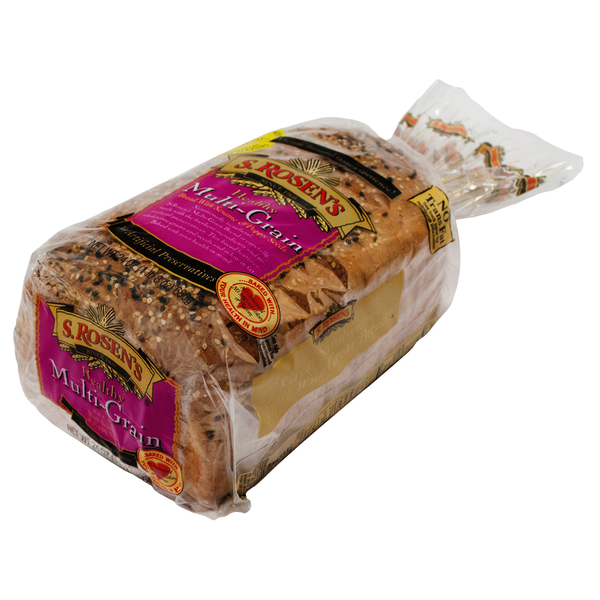 slide 1 of 1, S. Rosen's S Rosens Healthy Multigrain Bread, 24 oz
