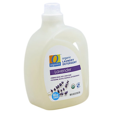 slide 1 of 1, O Organics Laundry Detergent Lavender, 100 oz