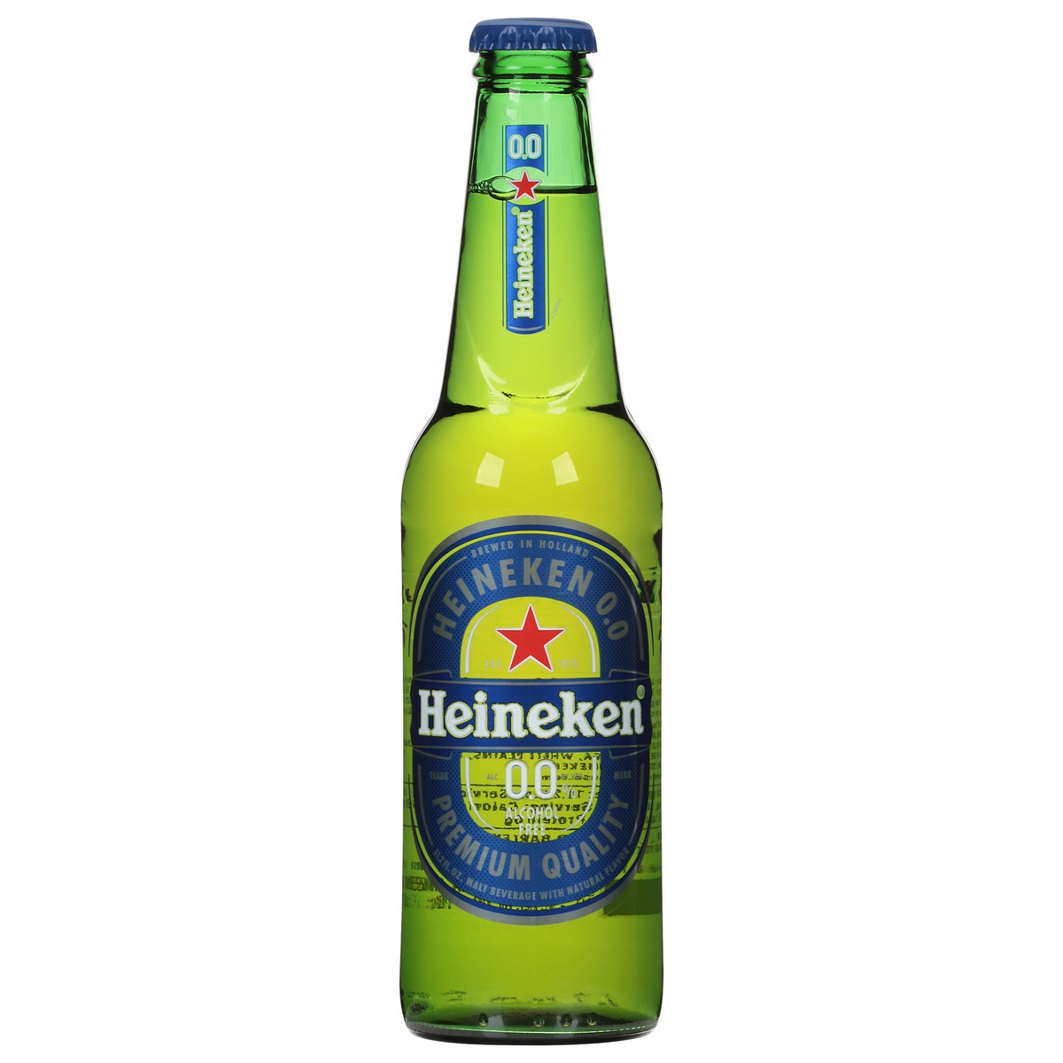 slide 1 of 9, Heineken 0.0% Alcohol Free Beer 11.2 fl oz, 11.2 fl oz